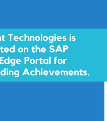 Blueprint Technologies is highlighted on the SAP PartnerEdge Portal for Outstanding Achievements.